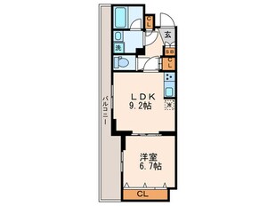 ラフィスタ下丸子の物件間取画像